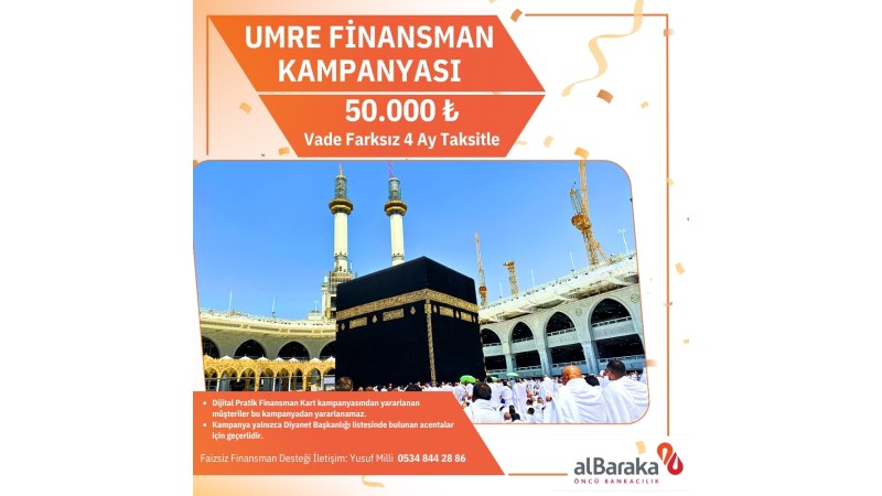 Ağustos - Eylül 2025 Umre Turları ve 50 Bin TL Finansman Desteği