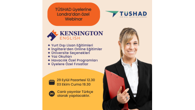 TÜSHAD WEBİNARINA DAVETLİSİNİZ