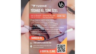 U-Dental ile Sağlıklı Gülüşler Sizi Bekliyor